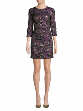 Trina Turk Moonrise Jacquard Mini Dress , sz : 2